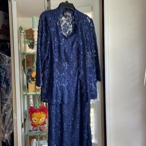 Blue Alex evening dress